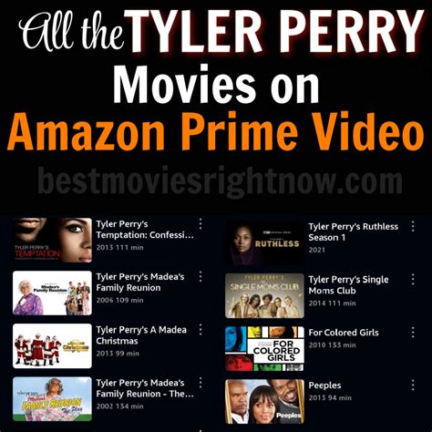 All the Tyler Perry Movies on Amazon Prime - Best Movies Right Now