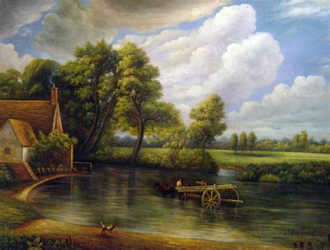 The Hay-Wain Painting by John Constable Reproduction | iPaintings.com