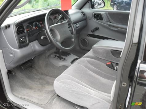 Mist Gray Interior 2000 Dodge Dakota Sport Extended Cab 4x4 Photo ...