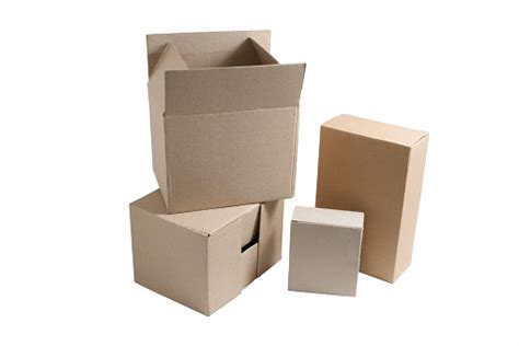 Cardboard Boxes Of Different Sizes Stock Photo - Download Image Now - iStock