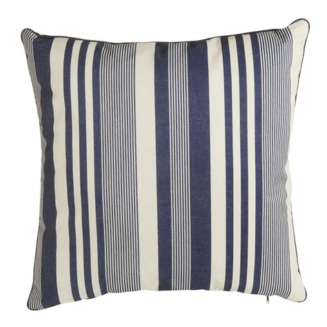 Wilko Outdoor Large Cushion Stripe | Wilko