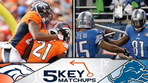 Broncos vs. Lions: Five key matchups