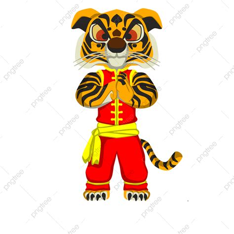 Lunar New Year Clipart PNG Images, Kungfu Tiger Lunar Year, Tiger, Lunar Year, 2022 PNG Image ...