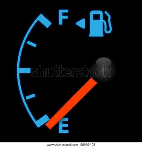 Empty Gas Tank Illustration Stock Vector (Royalty Free) 58909408 | Shutterstock