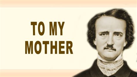 To My Mother - Edgar Allan Poe | | Poetry | | Read by Phoenix Feathers - YouTube