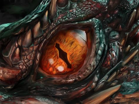 Smaug's eye by xTheSpirex on DeviantArt