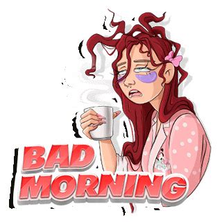 Bad Morning Patrickundalex Sticker - Bad morning Patrickundalex Nala - Discover & Share GIFs