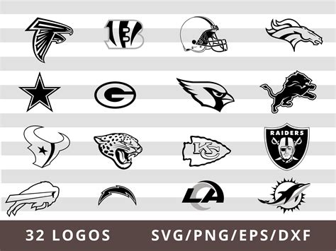 NFL Team Logos SVG