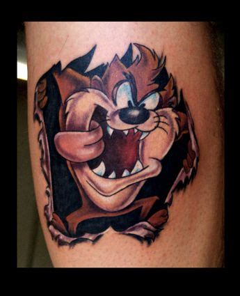 Tasmanian Devil Looney Tunes Tattoo