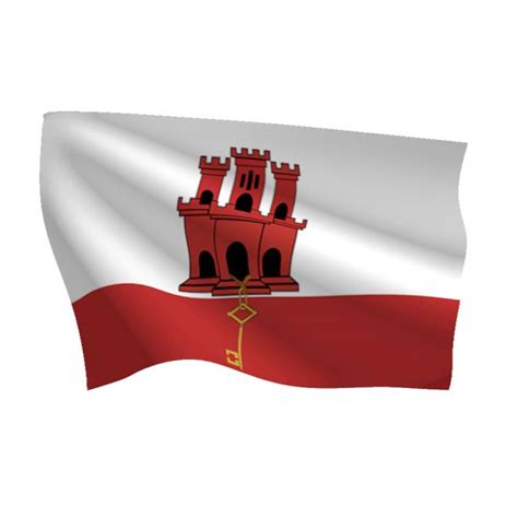 Gibraltar Flag (Heavy Duty Nylon Flag)