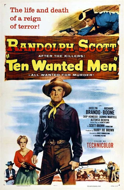 Ten Wanted Men Movie Posters From Movie Poster Shop