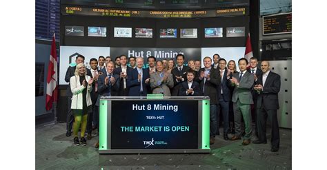 Hut 8 Mining Corp. Opens the Market