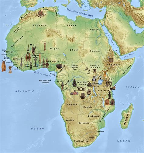 Geography Map Of Africa