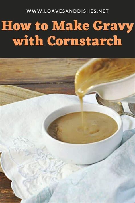 Cornstarch gravy – Artofit