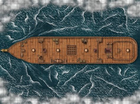 Naval Transport Battlemaps Dndmaps Fantasy Map Maker Battle Maps | Porn ...