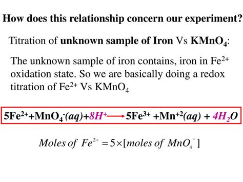 PPT - REDOX TITRATION PowerPoint Presentation - ID:431911