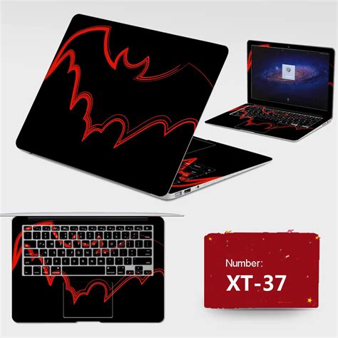 Latest ! 2017 Laptop Stickers Free Free Cutting PVC Skins Dustproof ABC ...