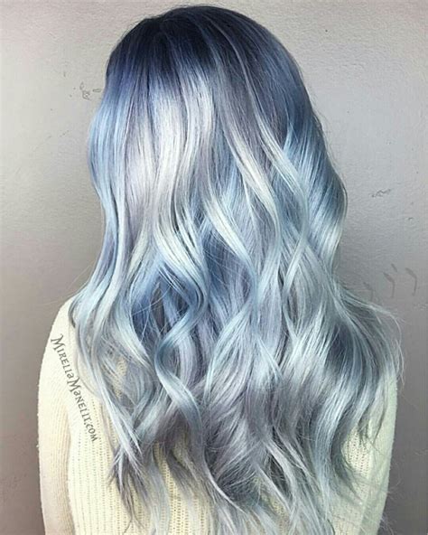 Pin by Nonie Chang on Dyed Hair | Icy blue hair, Ice blue hair, Silver ...