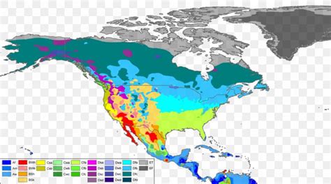 United States Köppen Climate Classification Continental Climate, PNG, 1024x571px, United States ...