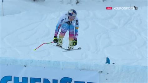 VIDEO: Lindsey Vonn makes comeback from injury - Alpine Skiing video ...