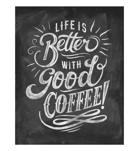 T.P. Design, Inc - Chalkboard Quotes for Coffee Lovers II Cafe Chalkboard, Chalkboard Art Quotes ...