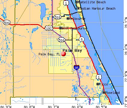 Palm Bay, Florida (FL 32907, 32908) profile: population, maps, real estate, averages, homes ...