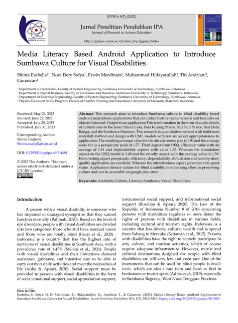 (PDF) Media Literacy Based Android Application to Introduce Sumbawa ...