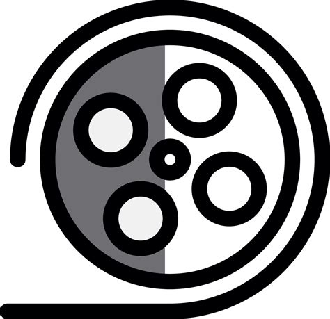 Film Reel Vector Icon Design 20401301 Vector Art at Vecteezy