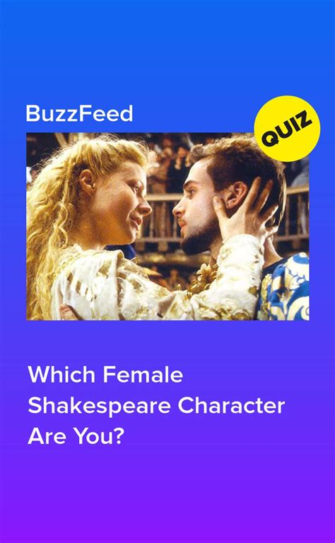 Which Female Shakespeare Character Are You? | Shakespeare characters, Shakespeare female ...