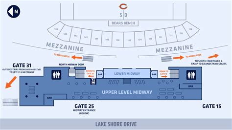 Soldier Field Parking Map - kevinjoblog