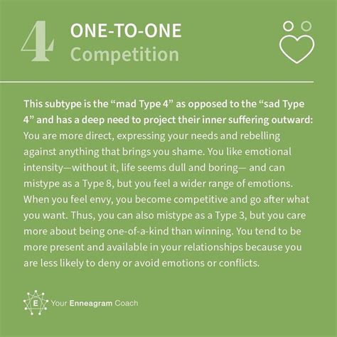 Enneagram 4 One-to-one Subtype | Enneagram, Enneagram 4, Type 4 enneagram