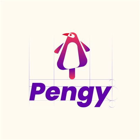 penguin ice cream logo design . on Behance