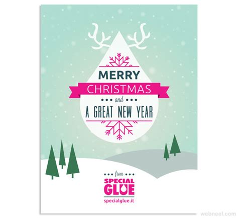 25 Beautiful Business Christmas Cards Designs