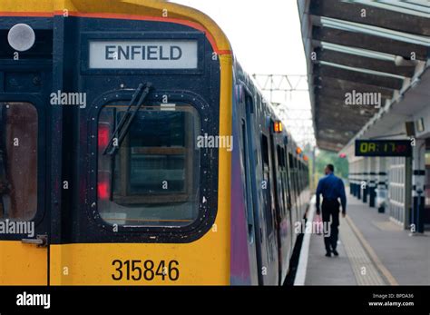 Enfield town railway station Stock Photo - Alamy