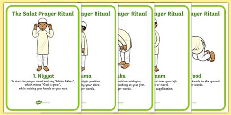 The Salat Prayer Ritual Posters - Religion, faith, muslim