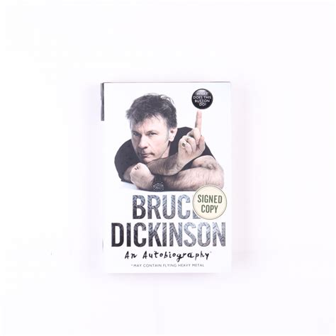 Bruce Dickinson Signed "Bruce Dickinson: An Autobiography" Hardcover Book (JSA) | Pristine Auction