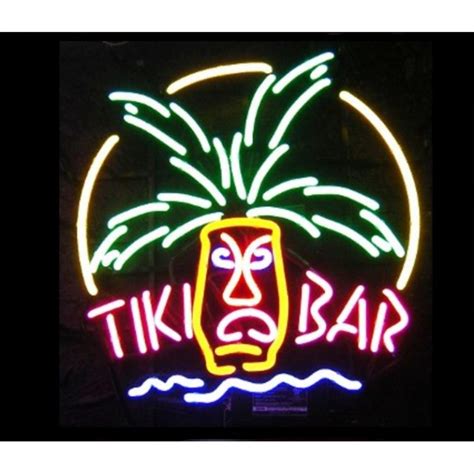 Tiki Bar Palm Neon Bar Sign - Neon Signs Depot