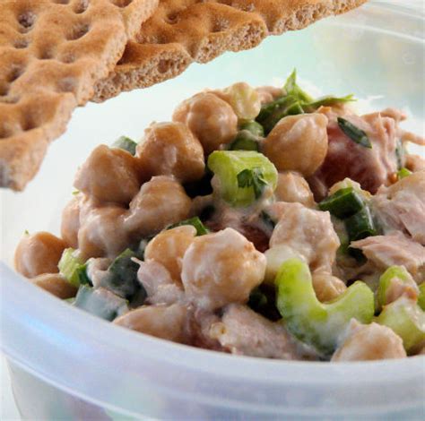 Garbanzo Bean Salad With Tuna And Creamy Lemon Dressing Recipe - Food.com