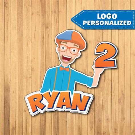 Personalized Blippi Logo Blippi Personalized Logo Blippi | Etsy