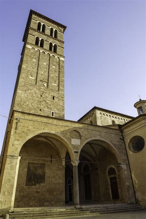 Rieti: historic Duomo stock photo. Image of architecture - 243461210