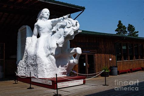 Scale Model of Crazy Horse Carving Photograph by Grace Grogan - Fine Art America