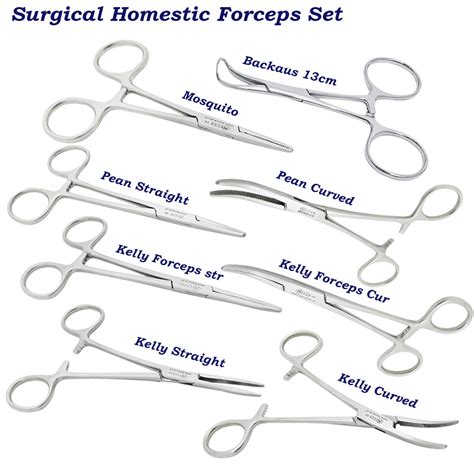 Surgical Hemostatic Clamp Forceps, Mosquito,Kelly,Pean Locking Forceps Hemostats | eBay