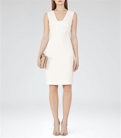 Womens Off White Tailored Dress - Reiss Moon Dress | Beautiful dresses for women, Tailored dress ...