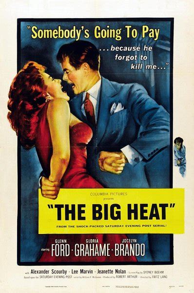 The Big Heat (1953) Fritz Lang, Glenn Ford, Gloria Grahame, Jocelyn Brando, Crime, Film-Noir ...