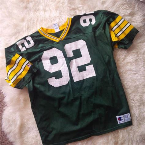 Green Bay Packers Jersey Vintage NFL Reggie White Vintage | Etsy