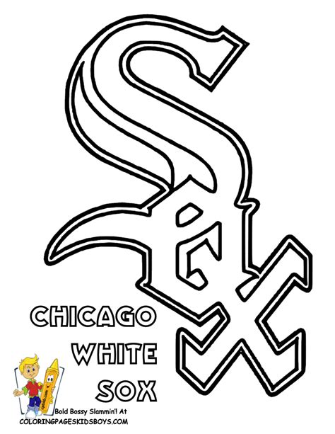 Baseball Team Logos Coloring Pages