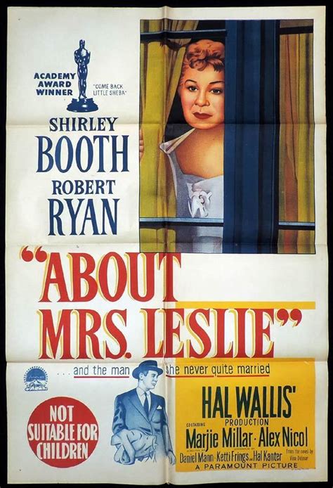 About Mrs. Leslie (1954) - FAQ - IMDb