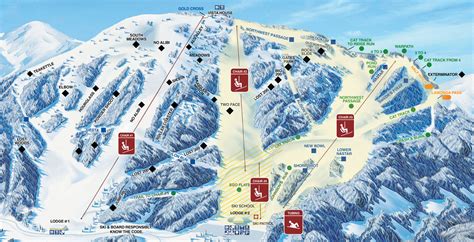 Mt. Spokane Ski and Snowboard Park Trail Map | OnTheSnow