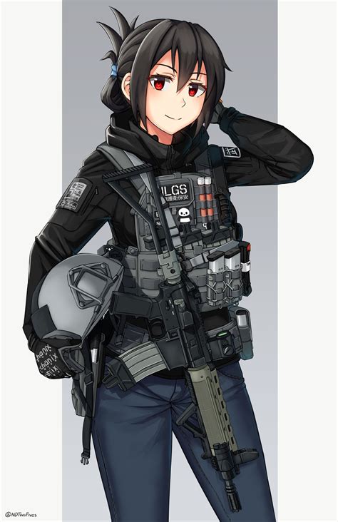 Tactical anime girl: Original character [digital... (10 Jan 2019 ...