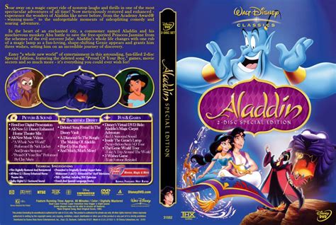 Aladdin - Movie DVD Custom Covers - 280aladdin 1 v3b dl hires :: DVD Covers